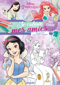 Picture of Disney Princesses - Je colorie mes amies - Les princesses et leurs petits compagnons - Avec stickers