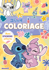 Image de Disney Stitch - Coloriage avec stickers (Stitch et Angel bisou) - offerts