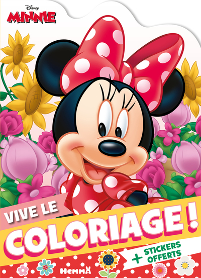 Picture of Disney Minnie - Vive le coloriage ! (Minnie fleurie) - + Stickers offerts