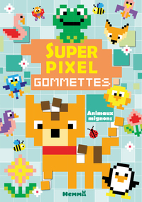 Image de Super pixel - Gommettes - Animaux mignons