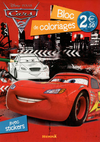 Picture of Cars 2 Bloc de coloriages avec stickers