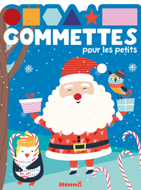 Image de Gommettes pour les petits (Père Noël et pingouin)