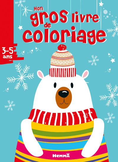 Picture of Mon gros livre de coloriage (3-5 ans) (Noël - Ours blanc)