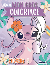 Image de Disney Stitch - Mon gros coloriage + stickers ! (Angel)