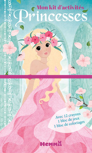 Image de Princesses - Mon kit d'activités (Fond bleu)