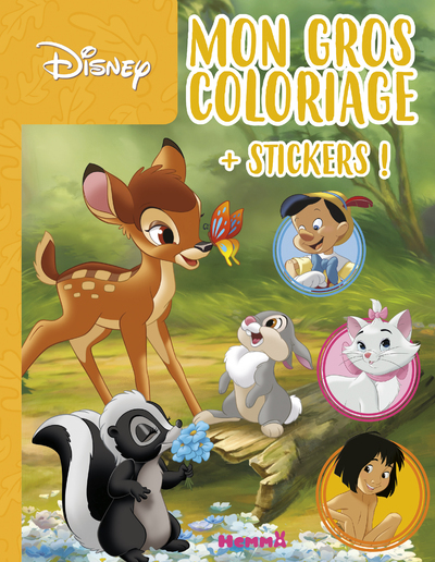 Picture of Disney Mon gros coloriage + stickers ! (Bambi)