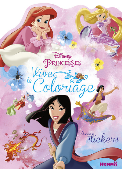 Picture of Disney Princesses - Vive le coloriage avec stickers (Mulan, Ariel et Raiponce)