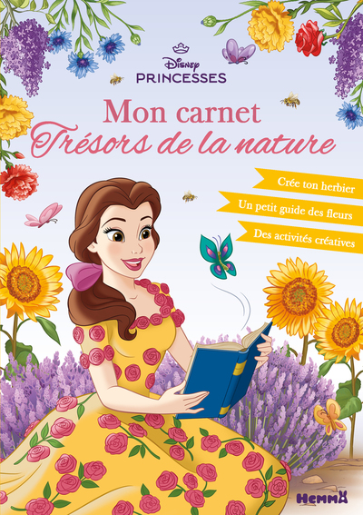 Image de Disney Princesses - Mon carnet Trésors de la nature - Crée ton herbier - Un petit guide des fleurs - Des activités créatives