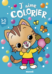 Picture of J'aime colorier (3-5 ans) (Chat et glace)