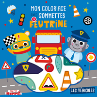 Image de Mon P'tit Hemma - Mon coloriage avec gommettes en feutrine - Les véhicules