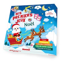 Image de Mes premiers jeux - Noël - 1 loto, 1 memory, 1 jeu des 5 familles, 1 jeu de cache-cache, 1 cherche et trouve