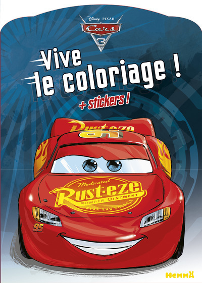 Picture of Cars 3 Vive le coloriage ! + stickers ! (Fond bleu)