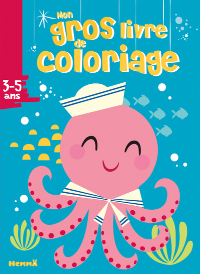 Picture of Mon gros livre de coloriage (Pieuvre)