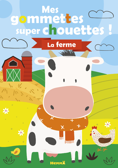 Image de Mes colos et gommettes super chouettes ! La ferme (Vache)