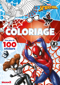 Picture of Marvel Spider-Man - Coloriage avec plus de 100 stickers (Spider-Man et Spider-Girl)