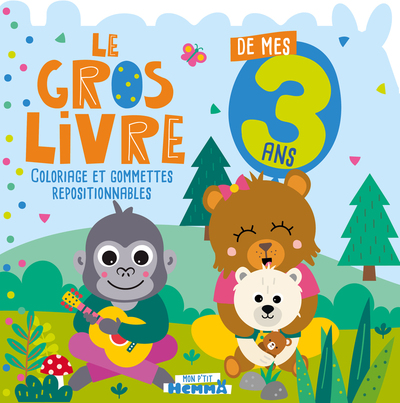 Picture of Mon P'tit Hemma - Le gros livre de mes 3 ans (Singe et ours)