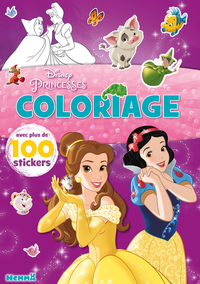Picture of Disney Princesses - Coloriage avec plus de 100 stickers (Belle et Blanche-Neige)