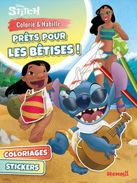 Image de Disney Stitch - Colorie & Habille - Prêts pour les bêtises ! - Coloriages, Stickers