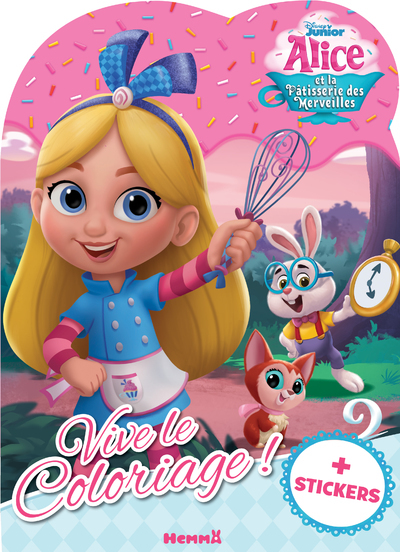 Image de Disney Junior Alice et la Pâtisserie des Merveilles - Vive le coloriage !