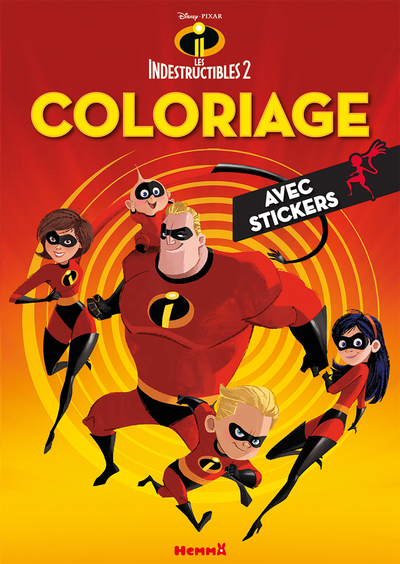 Picture of Disney Les Indestructibles 2 Coloriage avec stickers