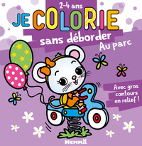 Picture of Je colorie sans déborder (2-4 ans) - Au parc T73 - Avec gros contours en relief !