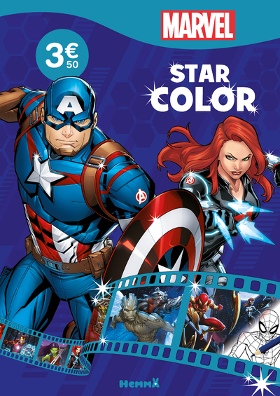 Image de Marvel - Star Color (Captain America, Black Widow)