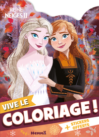 Picture of Disney La Reine des Neiges 2 - Vive le coloriage ! (Elsa et Anna feuilles) - + Stickers offerts