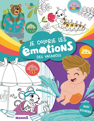 Picture of Je colorie les émotions des vacances - Avec stickers