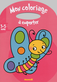 Image de Mon coloriage à emporter (3-5 ans) (papillon)