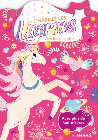 Picture of J'habille les Licornes - Vive les paillettes ! - Avec plus de 500 stickers