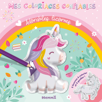 Image de Mes coloriages gonflables - Adorables licornes - 2 licornes à colorier et à gonfler
