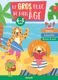 Picture of Le gros bloc de mon âge (6-8 ans) (Fille-Garçon) - Sudokus, Labyrinthes, Grilles de mots
