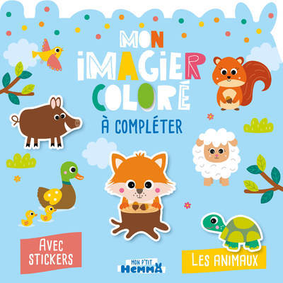 Image de Mon P'tit Hemma - Mon imagier coloré à compléter - Les animaux - Avec stickers