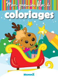 Picture of Mon premier bloc de coloriages (Renne dans traineau)