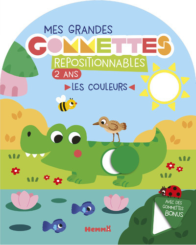 Image de Mes grandes gommettes repositionnables - 2 ans - Les couleurs - Avec des gommettes bonus