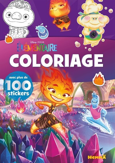 Image de Disney Pixar Elémentaire - Coloriage avec plus de 100 stickers