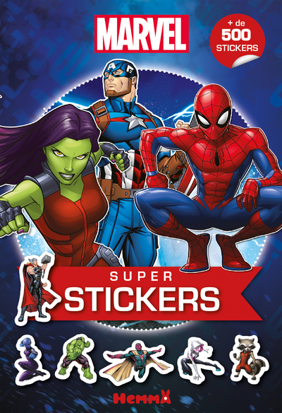 Image de Marvel - Super stickers (Gamorra, Captain America, Spider-Man)