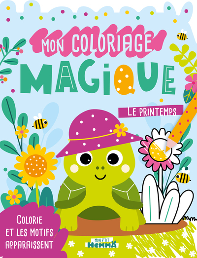 Image de Mon P'tit Hemma - Mon coloriage magique - Le printemps !