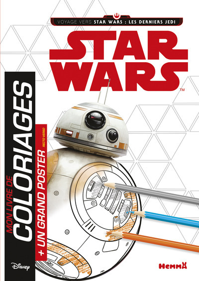 Picture of Disney Star Wars Les Derniers Jedi Ep VIII Mon livvre de coloriage + un grand poster (BB-8)