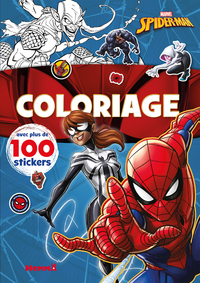 Picture of Marvel Spider-Man - Coloriage avec plus de 100 stickers (Spider-Man et Spider-Girl)