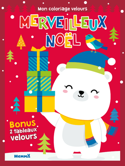 Picture of Merveilleux Noël Mon coloriage velours (Ourson)