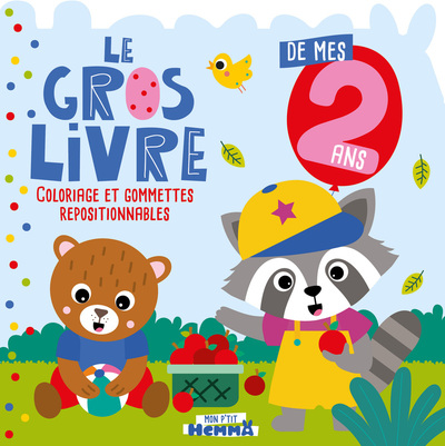 Picture of Mon P'tit Hemma - Le gros livre de mes 2 ans (Ourson et raton laveur)