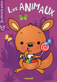Picture of Je colorie la nature (3-5 ans) Les animaux (Kangourou)