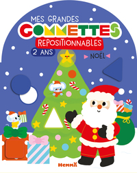 Image de Mes grandes gommettes repositionnables - 2 ans - Noël (Père Noël)