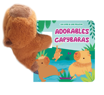 Picture of Un livre & une peluche - Adorables capybaras