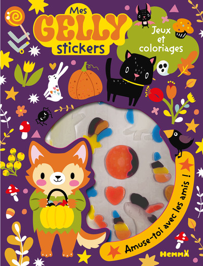 Picture of Mes gelly stickers - Jeux et coloriages (Halloween) - Amuse-toi avec les amis !