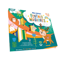 Picture of Mon coffret feutres magiques - Avec des stickers, des motifs et un livre de coloriage ! 5 feutres colorés + 1 feutre magique = 10 couleurs pour créer !