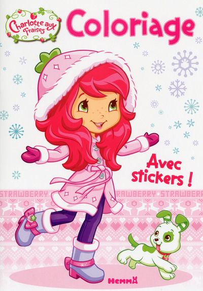 Picture of Charlotte aux Fraises Coloriage avec stickers ! (Flocons)