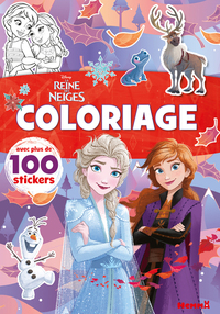 Picture of Disney La Reine des Neiges - Coloriage avec plus de 100 stickers (Elsa et Anna bras croisés) - Avec plus de 100 stickers