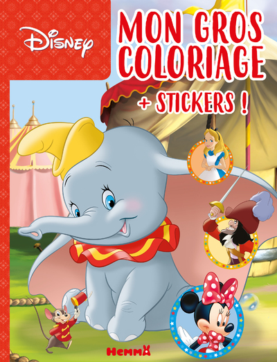Picture of Disney Mon gros coloriage + stickers ! (Dumbo)